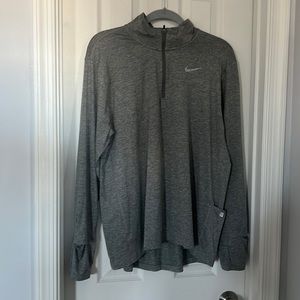 Nike long sleeve light weight half zip top